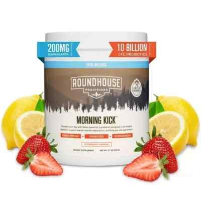 Roundhouse Provisions Morning kick Digestion Strawberry Lemonad 9.1 OZ