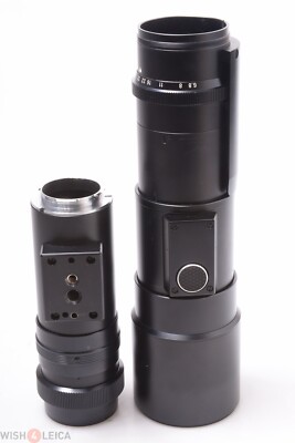 ✓ LEICA M 400MM 6.8 TELYT *MINTY* LENS W/ VISOFLEX III, FINDERS