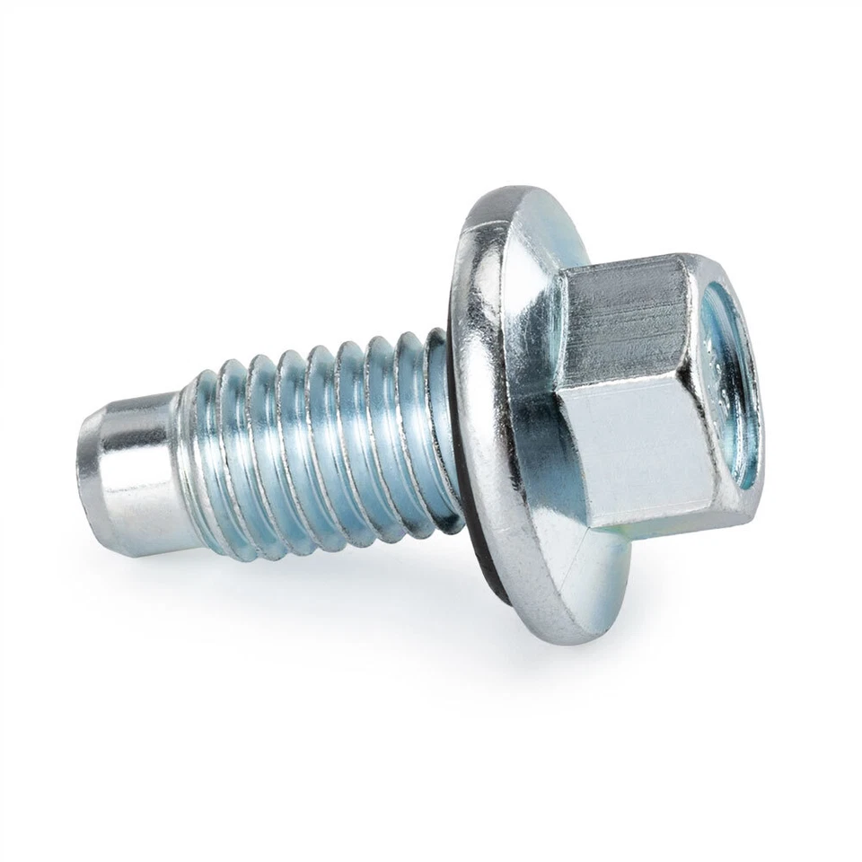 Perno de tapón de drenaje de cárter de aceite con junta tórica 11562588 para GM Chevrolet Buick Cadillac Foto 3 de 4