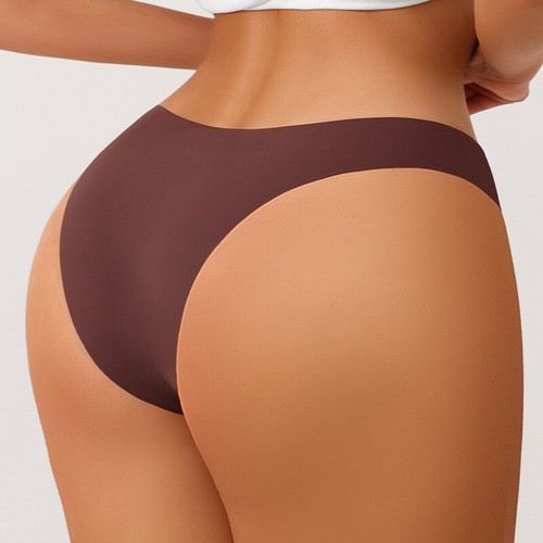 Womens Seamless Ice Silk Low Waist Bikini Panties Briefs Underwear Lingerie □ # - Picture 2 of 22