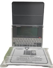 Franklin Merriam Webster Electronic Pocket Dictionary MWD-1490 Works Well