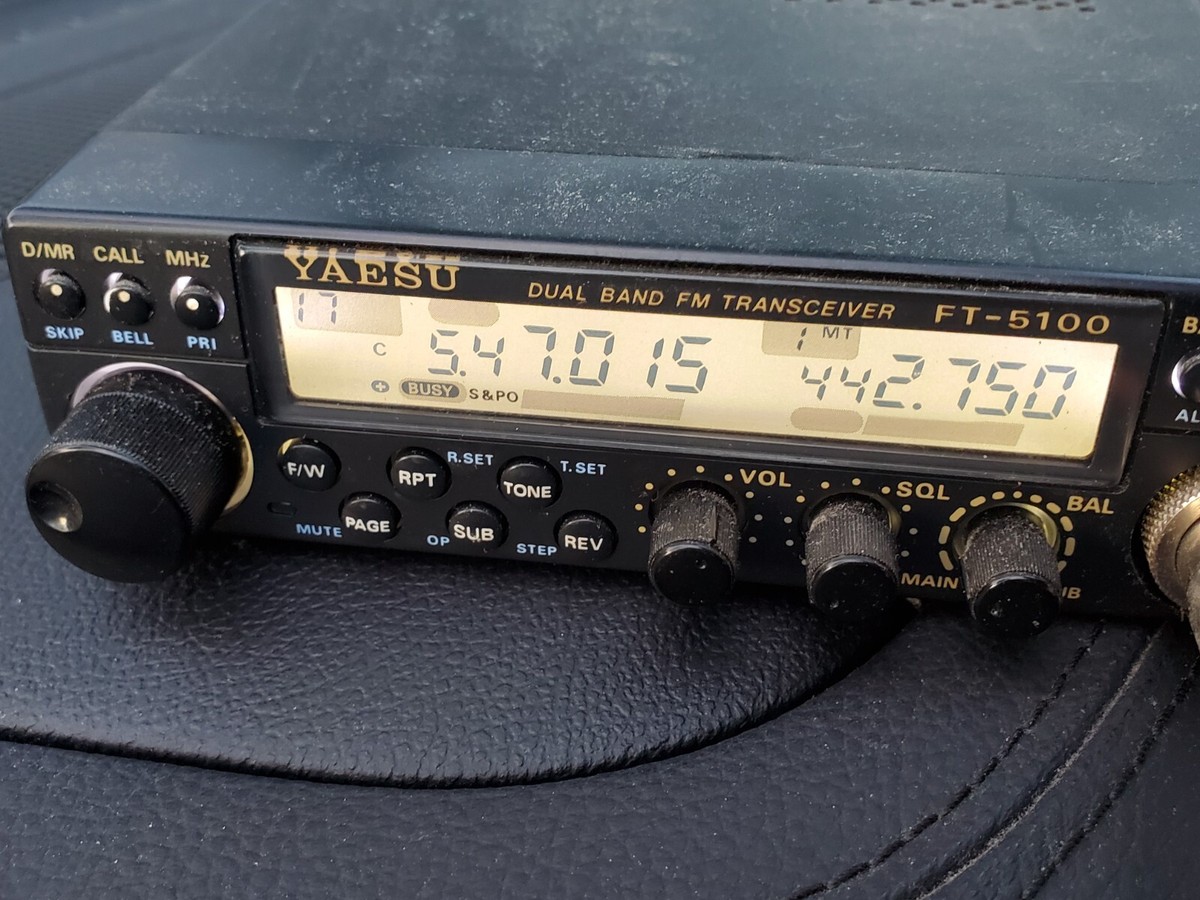 Yaesu FT-5100 Mobile VHF/UHF Transceiver w/ Microphone Made in