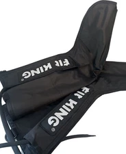 Fit King FT-068A Air Compression Leg Massager With Heat - Black