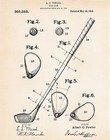 Golf Accessories Gifts For Women 1910 Patent Art Print Golf Club Memorabilia