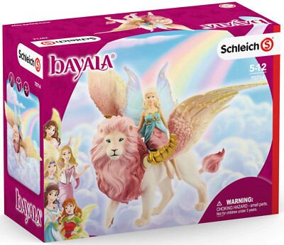 Schleich Bayala Elfe Auf Fliegendem Löwen Figurine 70714 Fee