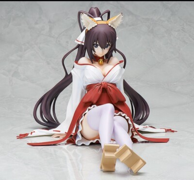 Freeing 1/4 Houki Kitsune Miko Anime Figure Factory Sealed Japan Rare!!