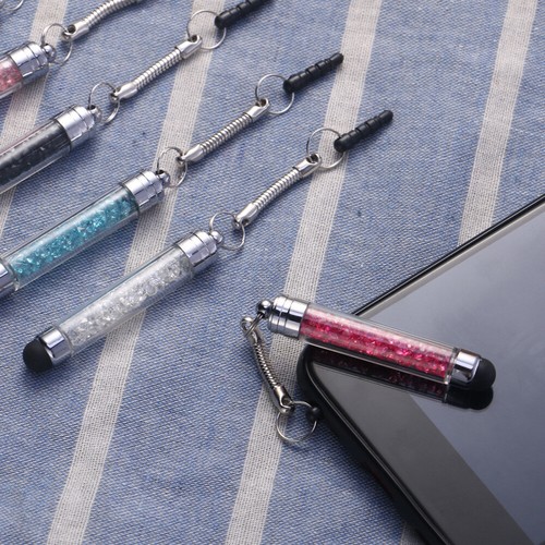 10 PCS Mobile Phone Pendant Glitter Capacitive Pens Universal Stylus - 第 11/11 張圖片