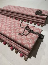 Interlined Roman Blind in Susie Watson Rose Sprig Cotton 