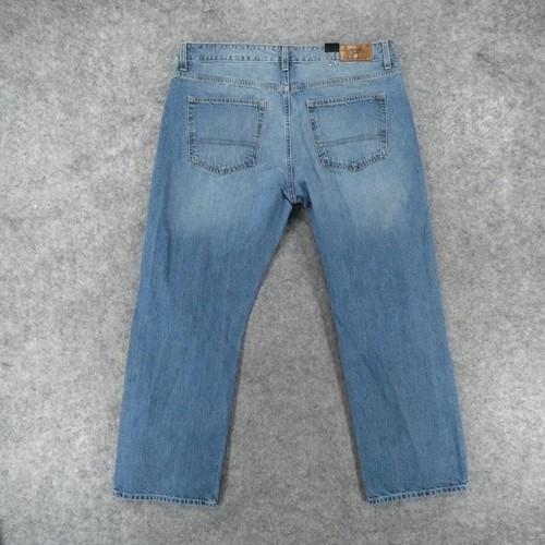 Vintage Tommy Hilfiger Jeans Mens 36x30 Relaxed Freedom Wide Leg Light Wash - Picture 15 of 17