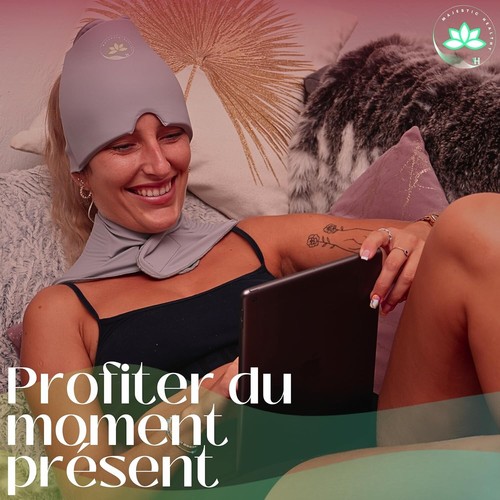 Migräne Maske und Nacken Kühl/warm pads Set, Kopfschmerzen Lindert Schmerzen - Bild 7 von 8