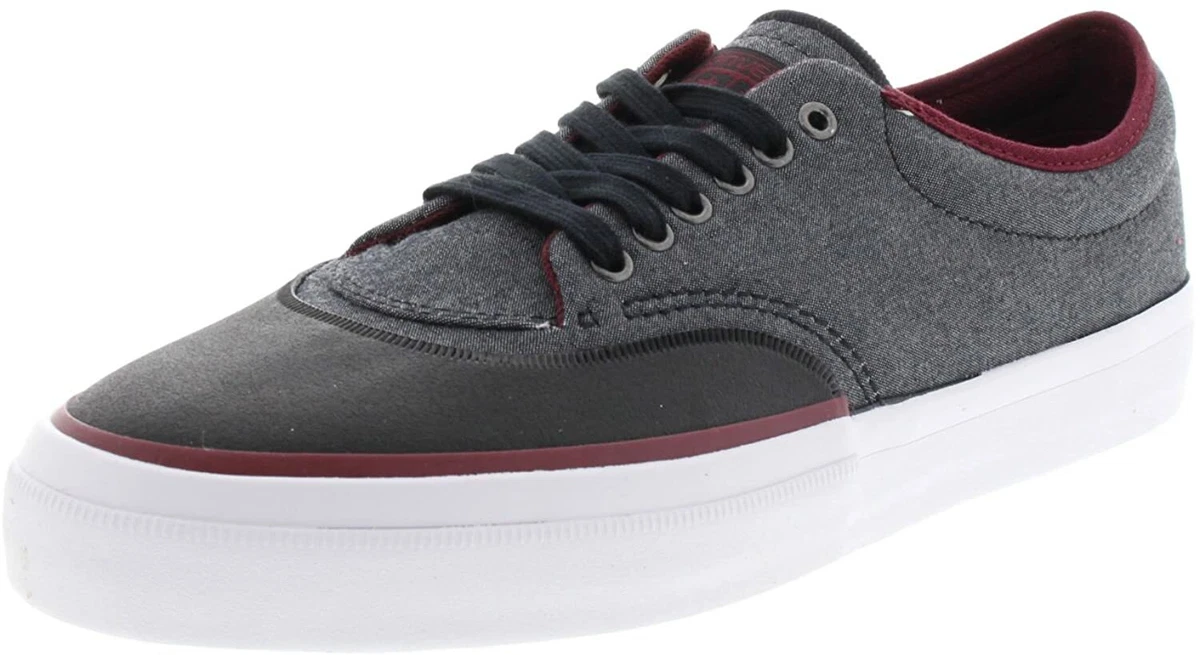 Unisex Converse Crimson Ox Shoes Black Bordeaux Mens 8 Womens 9.5 M US