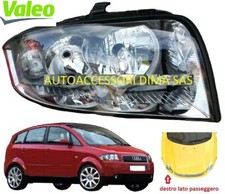 FARO FANALE PROIETTORE DX H7-H3 AUDI A2 2000-2006 VALEO NUOVO