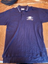 Majestic Shirt Men's M Navy Blue Notre Dame Irish Embroidered Polo