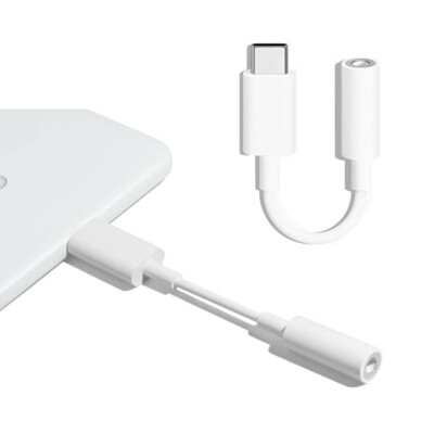 Original Google Pixel 7 7Pro 6 6Pro 5a 5 4 4a 5G USB-C Digital an 3.5 mm Adapter