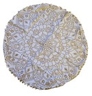 Beige Round Pillow Covers