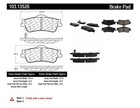 Disc Brake Pad Set-C-TEK Ceramic Brake Pads Rear Centric 103.13520