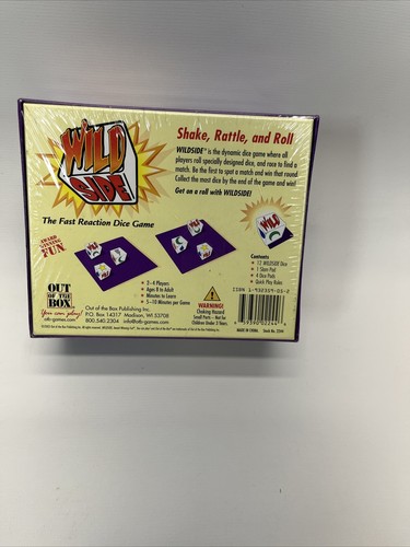 WildSide - The Fast Reaction Dice Game - Shake, Rattle, and Roll Ages 8 & Up New - Picture 3 of 6