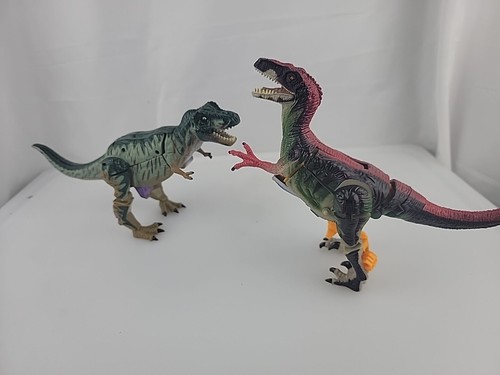 Unbranded Transformers velociraptor And T-REX Dinosaurs Action Figures