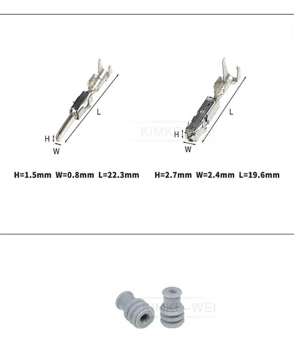 3Pin TE/AMP HDSCS DAF Truck/Automotive Male Female Waterproof Connector Plug Kit - Picture 3 of 13