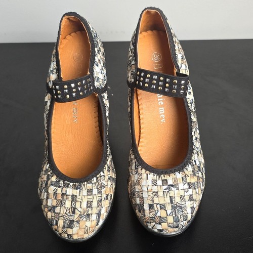 Tacones de plataforma tejidos Bernie Mev para mujer talla US 7 - Imagen 2 de 5