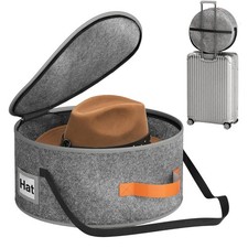 Large Cowboy Hat Storage Box, All Around Hardboard Support, Crush-Proof