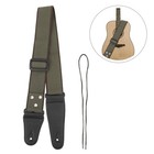 1 Pc Cotton Portable Guitar Strap Guitar Strap Instrument Trap (Green)