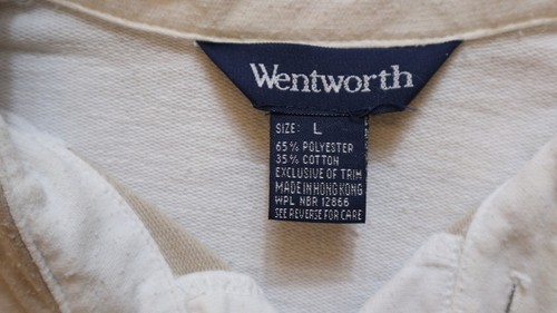 Polo vintage con bandas Wentworth para hombre L (A3) - Imagen 5 de 8
