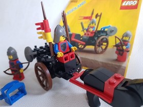 LEGO 6022 Horse Cart 1984 Castle Lion Knights Men At Arms incl instructions