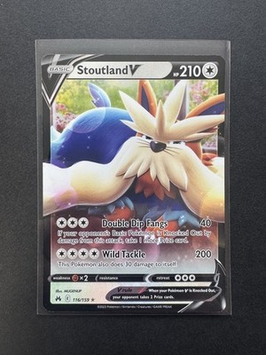 Pokemon TCG - SWSH - Crown Zenith - Stoutland V - 116/159 - Half Art