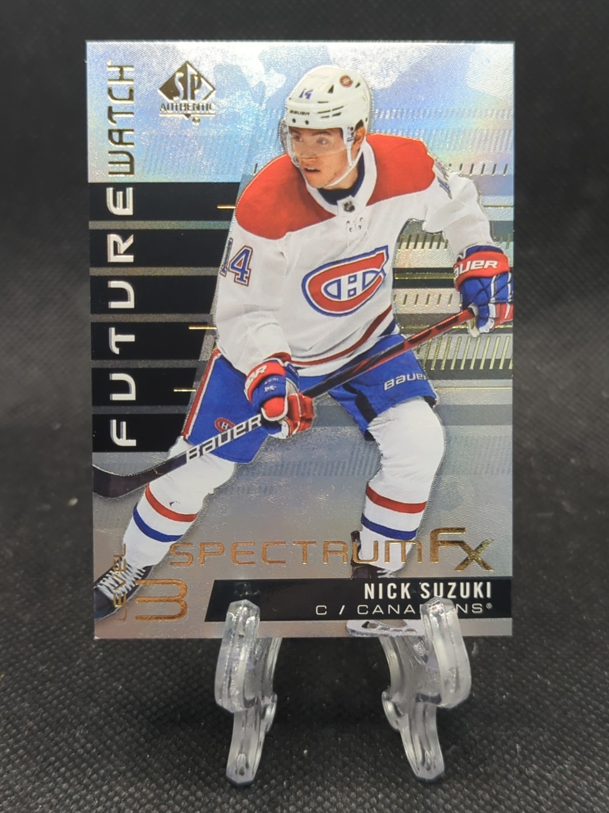 Nick Suzuki #S-95 2019-20 SP Authentic Hockey Spectrum FX