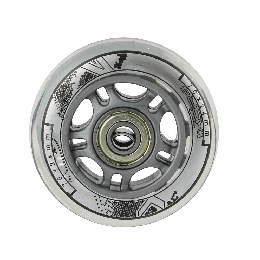 Роликовые коньки NILS Inliner 4 Rollen Räder PU 70x24 мм 82A + 8x ABEC-7 светлых