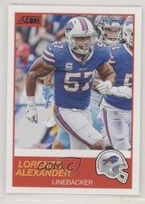 2019 Score Lorenzo Alexander #128 0c4
