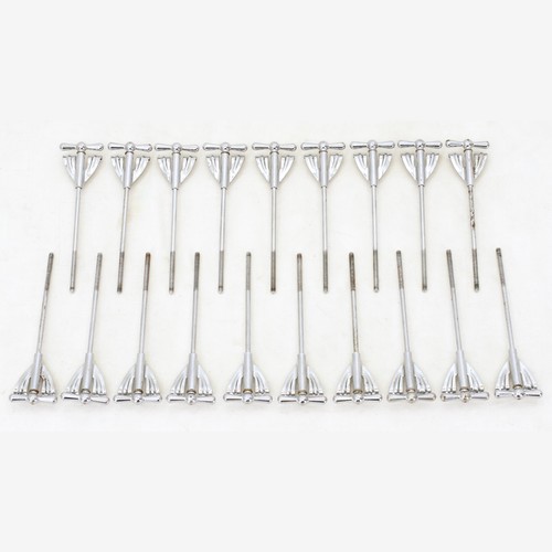 Juego de 19 varillas y garras de tensión con mango en T de bombo Ludwig Club Date vintage - Imagen 2 de 6