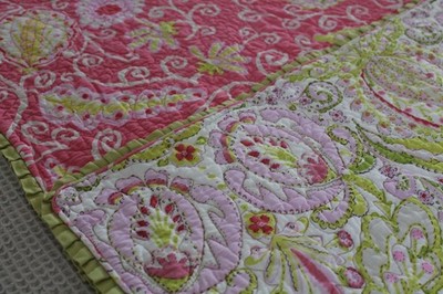 Dena Pleated Quilt Twin 88  X 68 