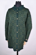 Vintage Dale of Norway Wool Fair Isle Women's Cardigan Sweater size L