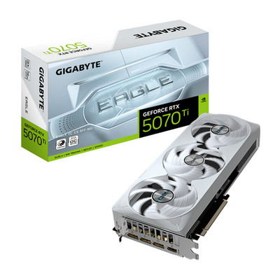 GIGABYTE GeForce RTX 5070 Ti Eagle OC ICE SFF 16GB GDDR7 GPU Graphics Card