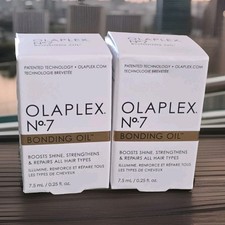 2 X Olaplex No 7 Bonding Oil Boosts Shine Strengthens Repairs .25 oz Travel Size