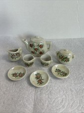 Vintage 8 Piece Made In Occupied Japan Miniature Tea Set HKATO