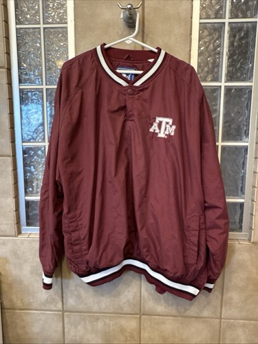 Maglione a vento vintage anni 90 Texas A&M Starter RARO 3X - Foto 1 di 4