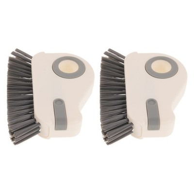 2 PCS Narrow Cleaning Brush Sliding Door Cleaner Crevice Tool for Corner
