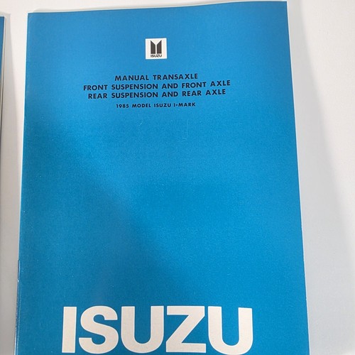1985 Isuzu I-Mark Mark Service Repair Shop Manual 4pc SET FACTORY OEM BOOKS 85 - Foto 4 di 5