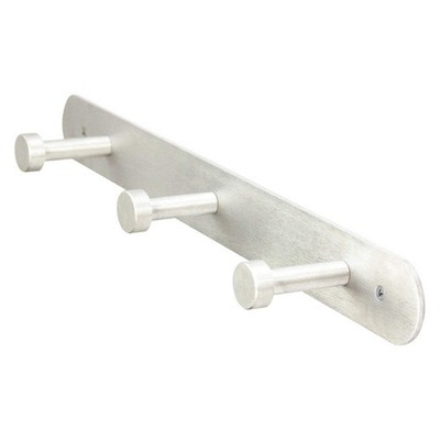 GRAINGER APPROVED 45NG75 Kleiderhakenablage, 18 Zoll breit, Aluminium 45NG75