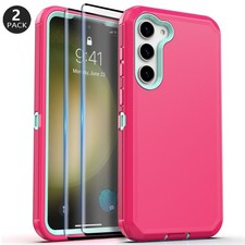 For Samsung Galaxy S23+ Plus Case, with Screen Protector Heavy-Duty Rugged Cover