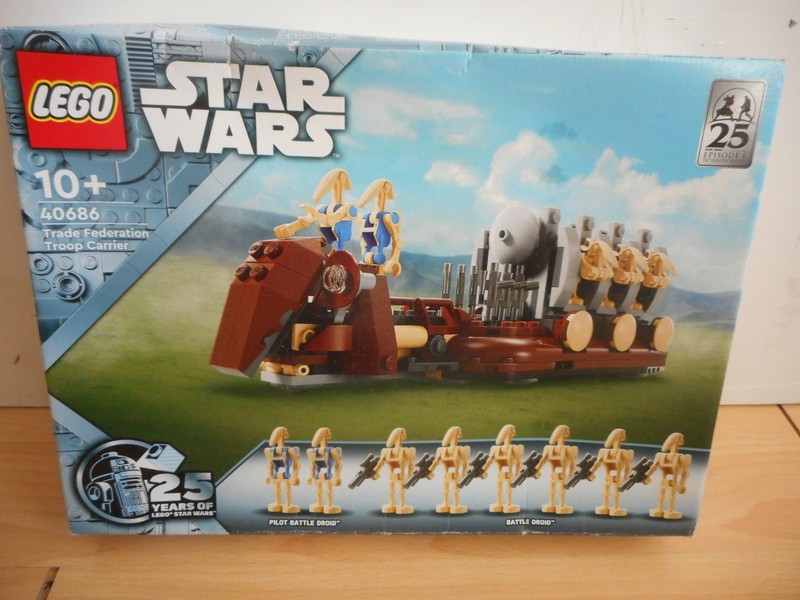 LEGO Star Wars Trade Federation Troop Carrier Boxed (Lego No: 40686) (Versie...