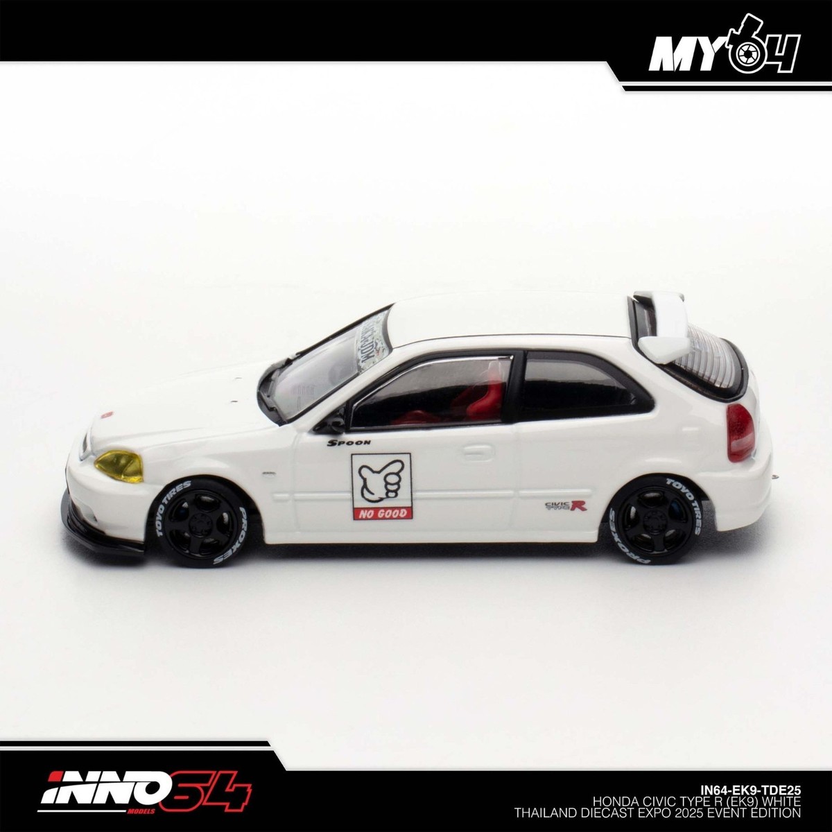 Inno64 1/64 Honda Civic Type R [EK9] TDE 2025 Thailand Diecast