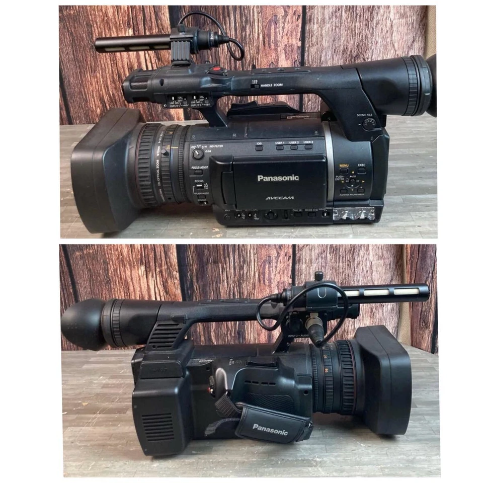 Panasonic AG-AC160A Black Camcorder Video Camera Professional Used From Japan - Image 2 of 4