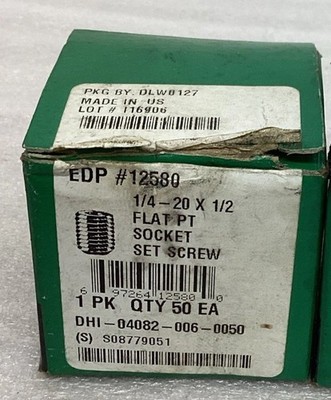 Flat Pt Socket Set Screw DHI-04082-006-0050