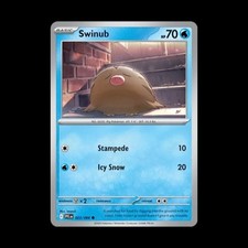 Swinub 023/094 PFL Phantasmal Flames Pokemon Card NM