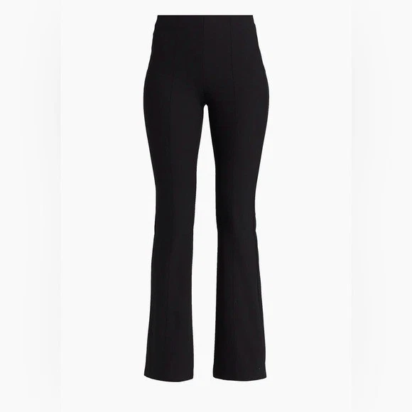 NWT Rag & Bone Simone Flare Black Pants Pull On Stretchy Seamed Size 2 Career - Image 2 of 4