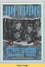 2024-25 Upper Deck Serie 2 On Tour Brady Tkachuk Tim Stutzle #OT-17 LEER 1g8g